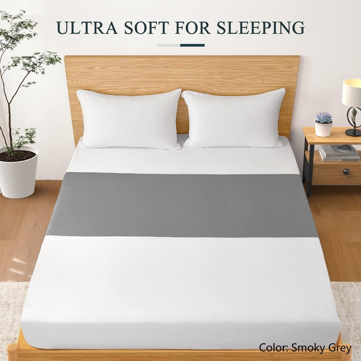 GROUNDING MAT - 90% Organic Cotton 10% Silver fiber - Fits all mattresses, outlet tester included